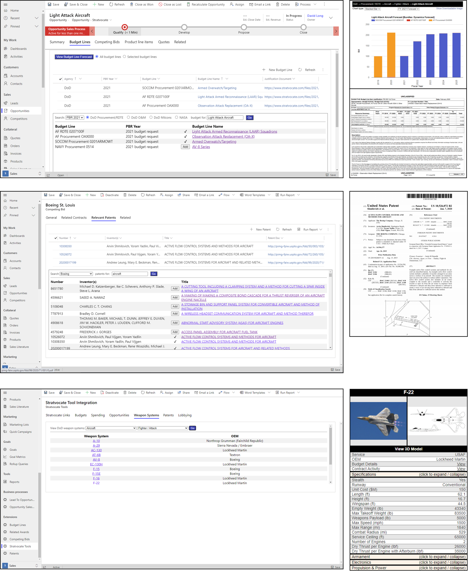 Stratvocate CRM Screenshots